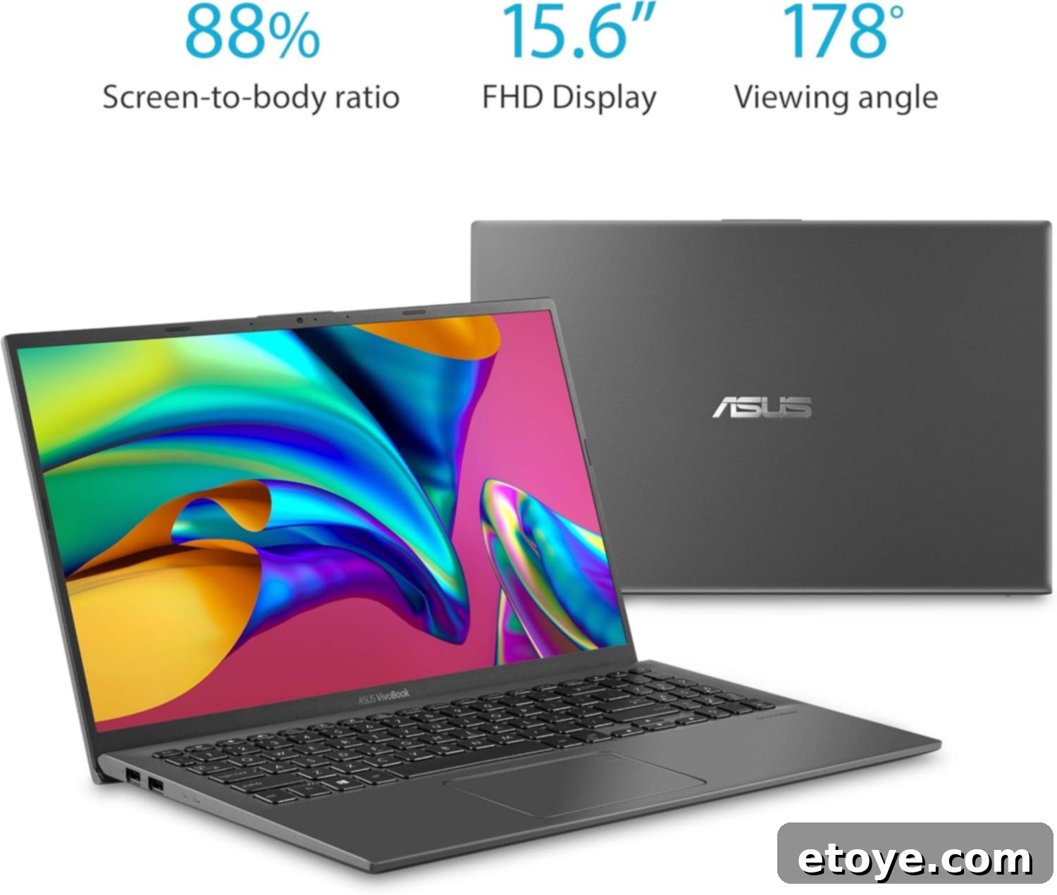 ASUS Ultra Thin Laptop - Ideal for Students and Professionals