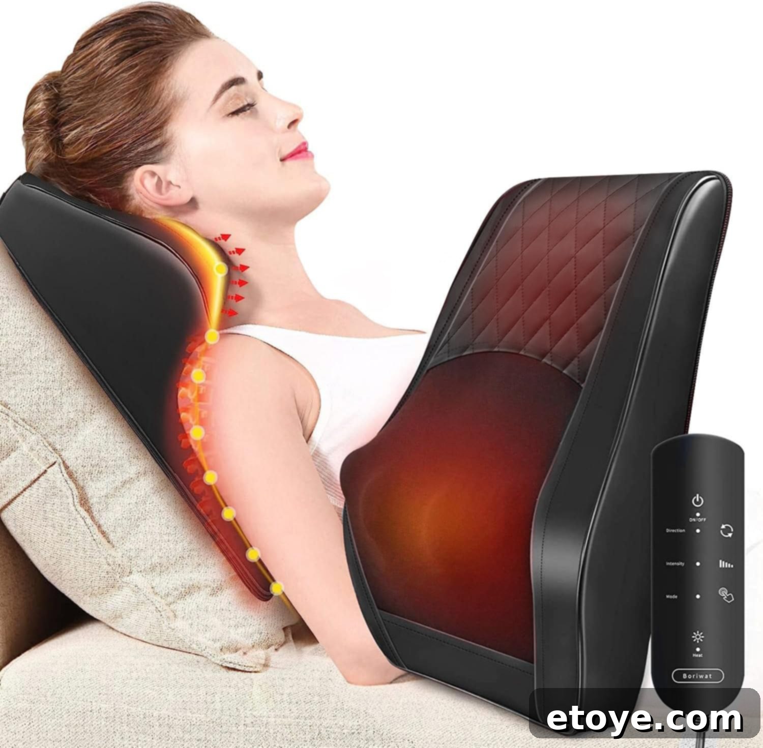 Win a Soothing Heated Back Massager 3 Portable Heated Back Massager for home and travel