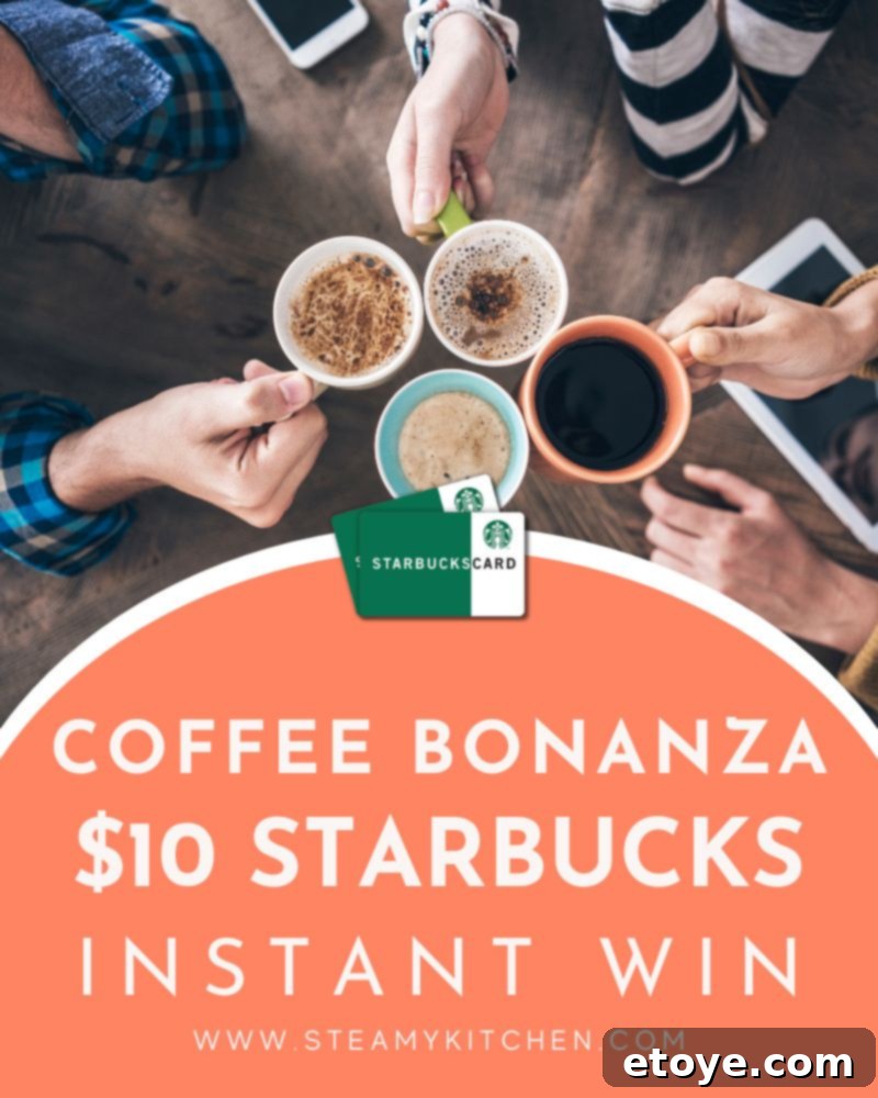 Instant Win Coffee Bonanza $10 Starbucks Gift Card 2 Coffee Bonanza $10 Starbucks Gift Card instant win