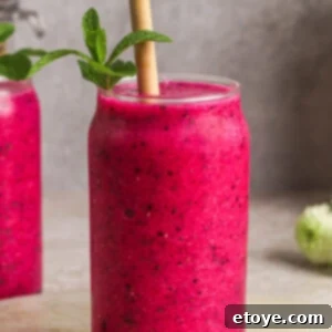 Dragon Fruit Hibiscus Coconut Refresher 8 Dragonfruit Chill Smoothie