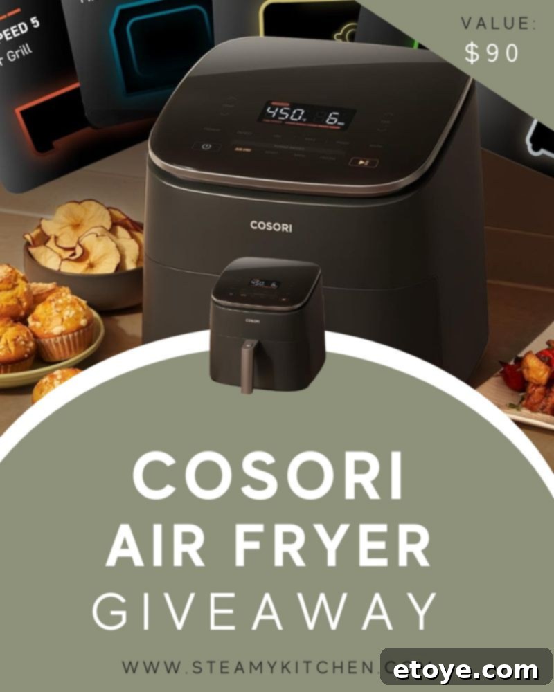 Cosori Airfryer Giveaway - Win a Modern Kitchen Appliance for Healthy Frying