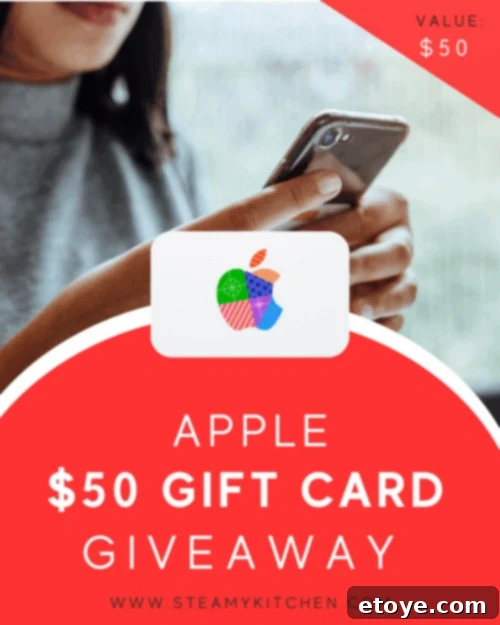 Win a 50 Dollar Apple Gift Card 2 Apple Gift Card