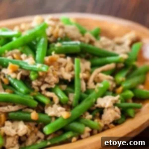 Stir-Fried Green Beans and Chinese Preserved Radish 2 Green Beans with Chinese Preserved Radish Stir Fry