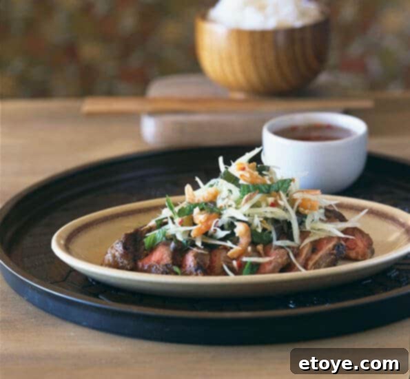 Red Lantern Grilled Sirloin with Chile, Garlic, and Ginger Red Lantern's Zesty Grilled Sirloin with Chile, Garlic, and Ginger – A Culinary Masterpiece