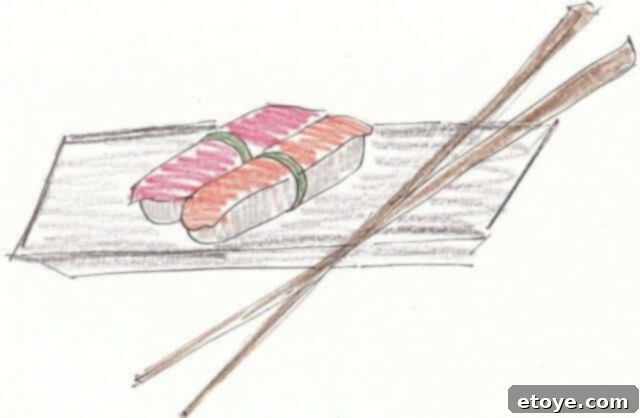 Dive Into $100 Free Shopping at iLoveBlueSea.com 4 Freshly prepared sushi showcasing I Love Blue Sea's quality seafood