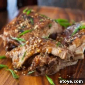 Korean Kalbi Glazed Baby Back Ribs 2 Finished Korean Kalbi Baby Back Ribs