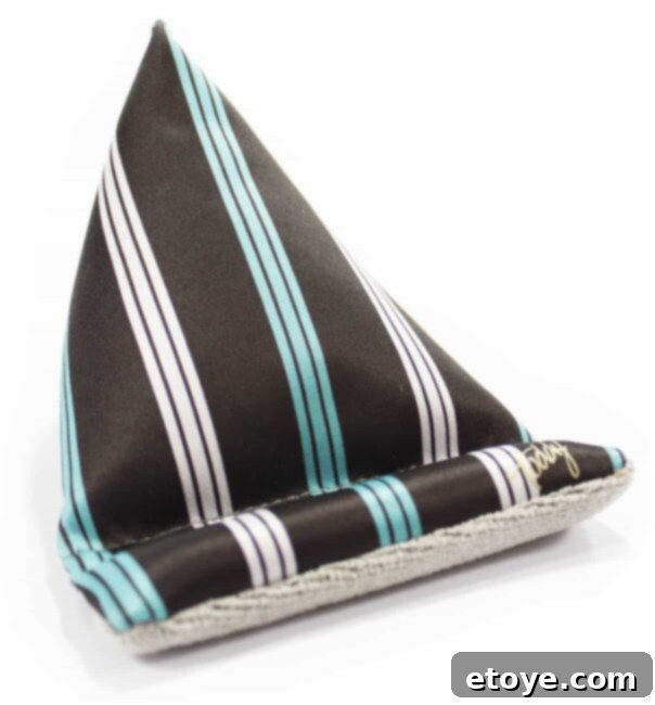 Close-up of Toddy Wedge cleaning a smartphone screen