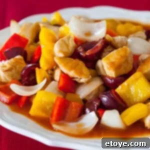 Sweet and Sour Chicken with Cherries