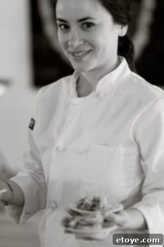 Jessie - Stephanie Izard's Talented Pastry Chef Jessie, Stephanie Izard's talented pastry chef, smiling for the camera.