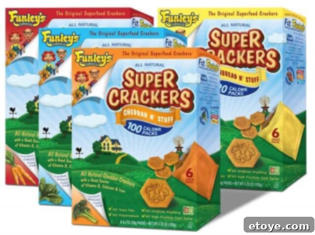 Funley's Cracker Gift Pack Giveaway 4 Super Crackers Variety Packs