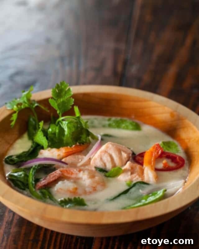Delicious and Healthy Thai Fish Soup