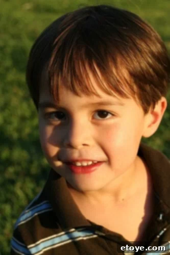 Hard-Won Happiness 2 Andrew, a young boy facing a health challenge