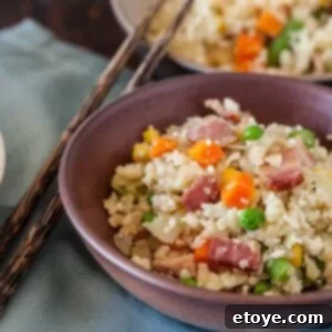 Cauliflower Fried Rice with Bacon