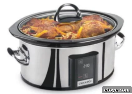crock-pot-elume Crockpot-pho Crock-Pot eLume Programmable Slow Cooker