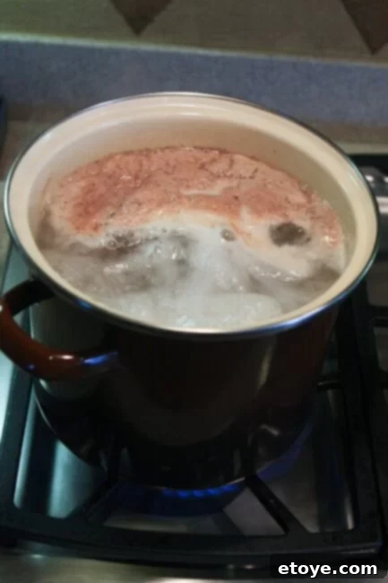 crockpot-pho-beef noodle soup recipe Scum from pre-boiled beef bones for Pho