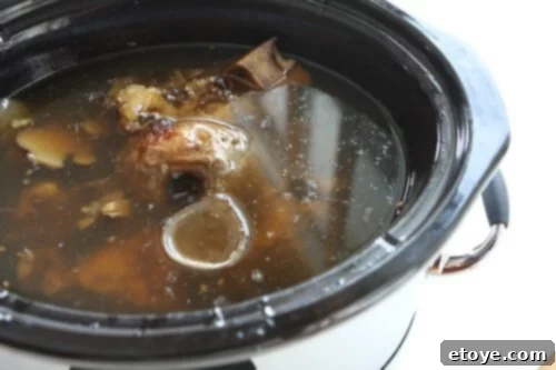 Crock Pot Pho Soup Finished Crock Pot Pho Soup broth