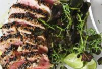 Zesty Lime-Ginger Sesame Seared Tuna