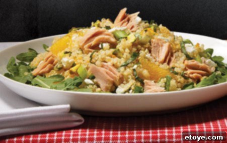 Win the StarKist Everyday Gourmet Box with New Gourmet Tuna Fillets 4 GS_Orange_Basil_Quinoa_Salad