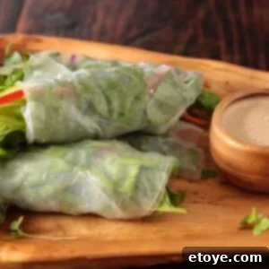 Vietnamese Spring Rolls with Orange Almond Sauce