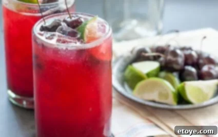 Win a $100 Whole Foods Gift Card 7 Glass of freshly made cherry limeade