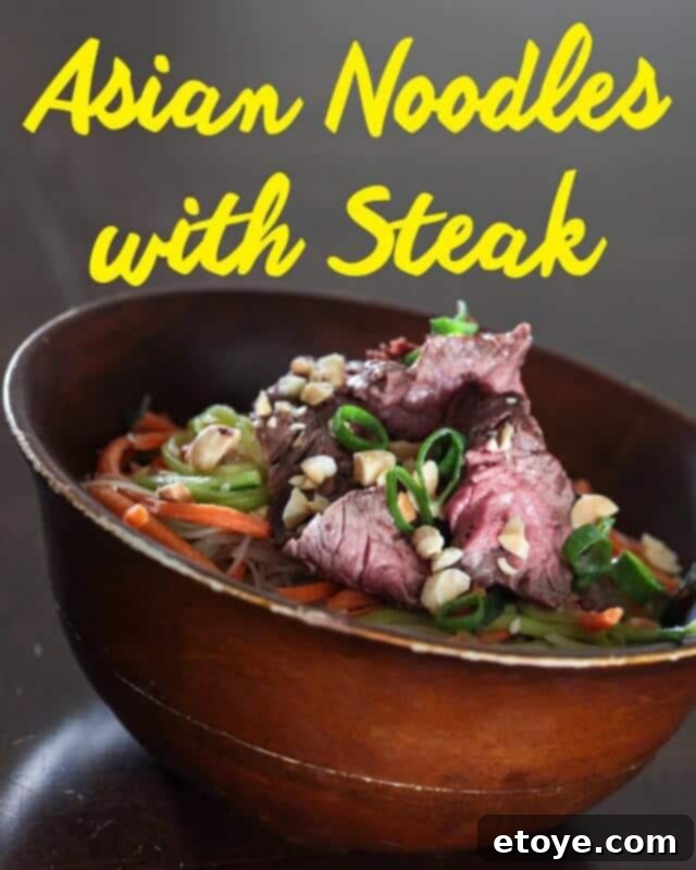 Quick Prep for Asian Noodle Salad - Skirt Steak Marinating