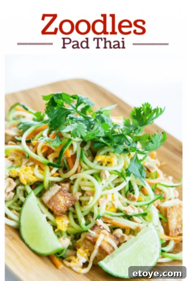 Low-Carb Pad Thai Zoodles 5 Pad Thai Zoodles Final Dish