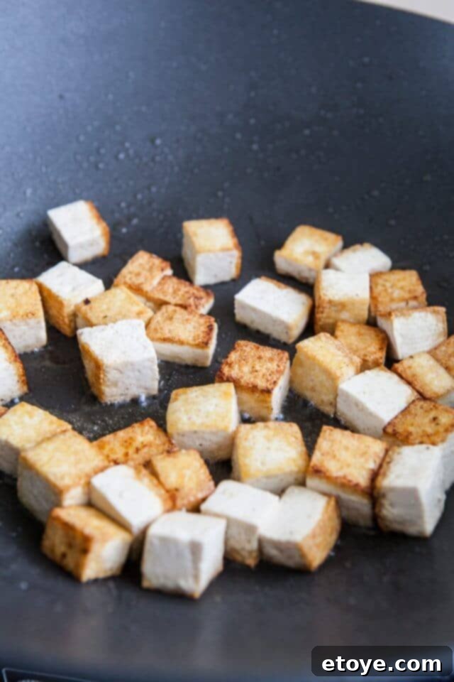 Low-Carb Pad Thai Zoodles 6 Crispy Tofu for Pad Thai Zoodles