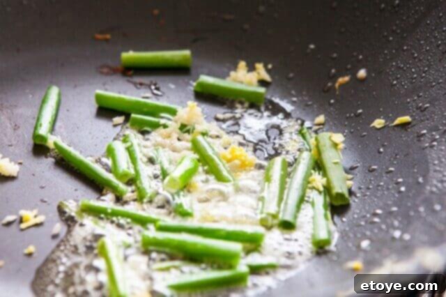 Low-Carb Pad Thai Zoodles 9 Aromatics in Wok for Pad Thai Zoodles