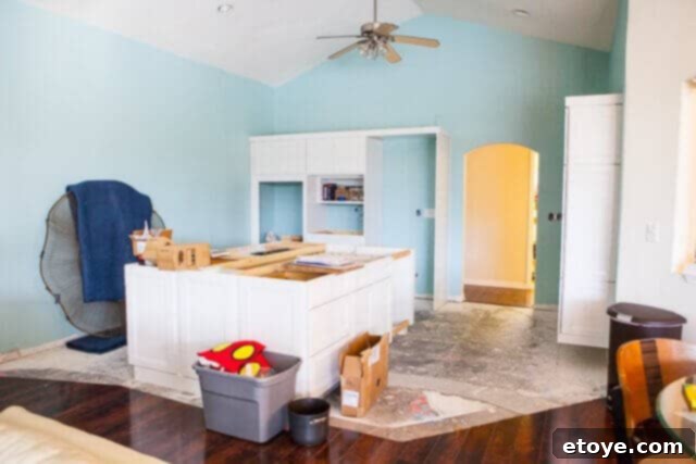 Kitchen Remodel Progress: A Glimpse of the Journey Towards Culinary Perfection