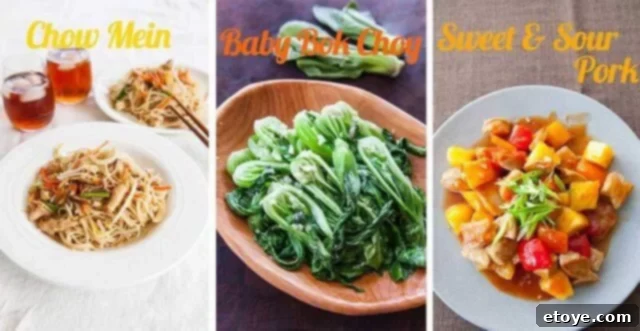 Collage of vibrant homemade Chinese dishes including soups and stir-fries