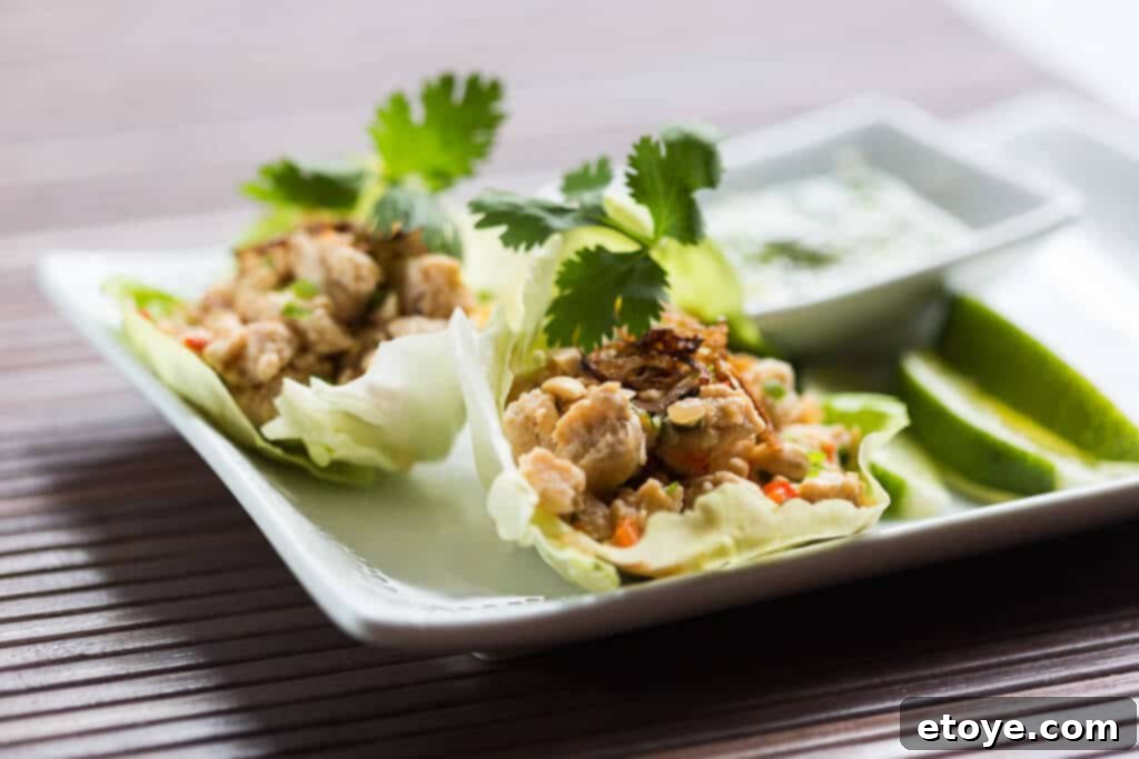 Unroll the Flavors: Asian Wraps & Rolls on Craftsy 8 Enjoy making versatile Thai Lettuce Wraps, featuring fresh ingredients and aromatic flavors.
