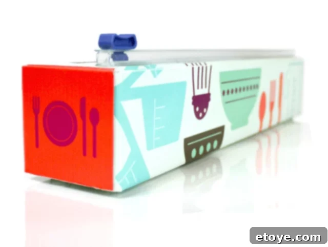 ChicWrap Plastic Wrap Dispenser in action