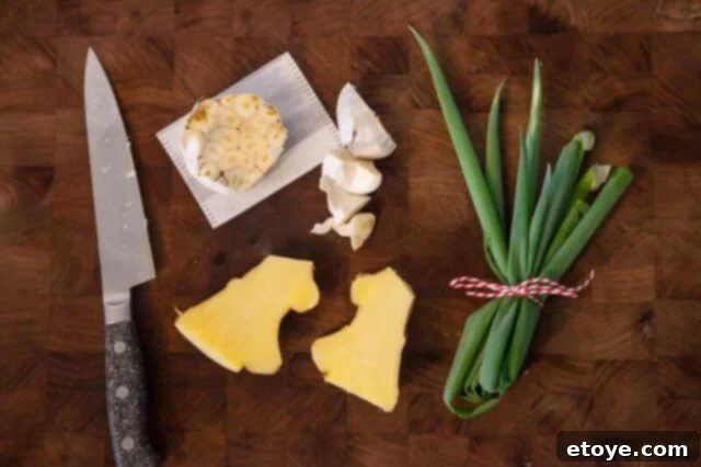 Slow Cooker Bone Broth Recipe - Asian Garlic, Ginger & Green Onion Slow Cooker Bone Broth Recipe - Asian Garlic, Ginger & Green Onion