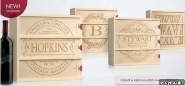 Win a Wedding Wine Box 5 Unique Anniversary Gift Idea: Personalized Wine Boxes