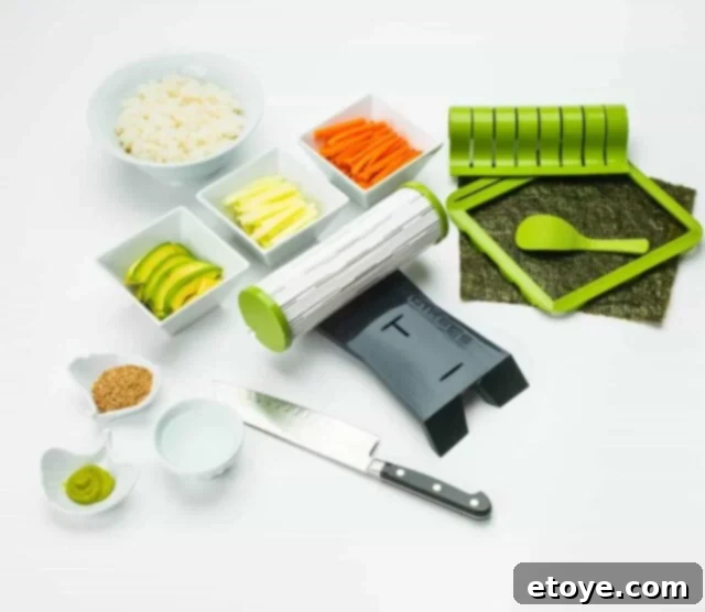 Win a SushiQuik 2 Delicious homemade sushi rolls made with SushiQuik