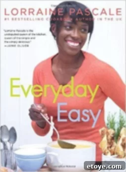 Aromatic Thai Coconut Chicken Soup 4 Cover of Everyday Easy by Lorraine Pascale, a bestselling cookbook