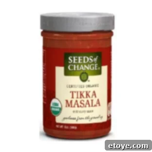 Seeds of Change organic Tikka Masala sauce jar