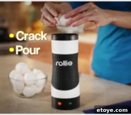 DormCo Rollie Egg Cooker Review and Giveaway 3 Rollie Easy Egg Cooker in Action: Quick Dorm Meals