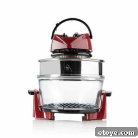 Putting Robert Irvine's 1300W Halogen Oven to the Test 2 Robert Irvine 1300-Watt Halogen Oven with Extender Ring for versatile cooking