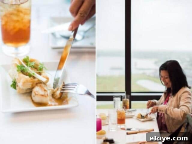 Walt Disney World Food Blogger Conference 2015 10 Close-up of a beautifully prepared dish served at Disney's California Grill