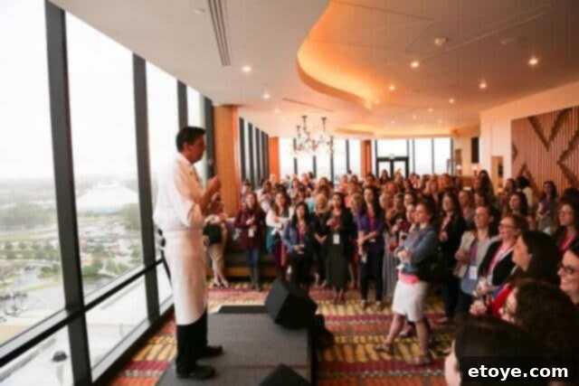 Walt Disney World Food Blogger Conference 2015 8 Ten Walt Disney World Executive Chefs interacting with Food Blog Forum attendees