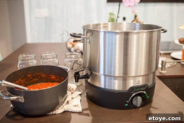 Ball FreshTech Electric Water Bath Canner and Multi-Cooker: Review and Win! 3 freshtech automatic canner review-4244