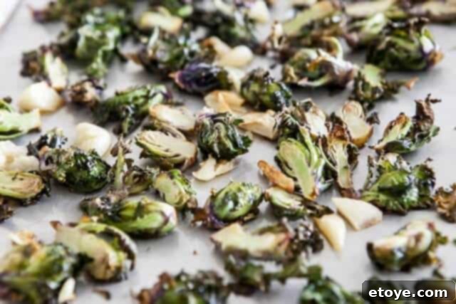 Roasted Garlic Parmesan Kale Sprouts 7 Perfectly Roasted Kale Sprouts with Garlic