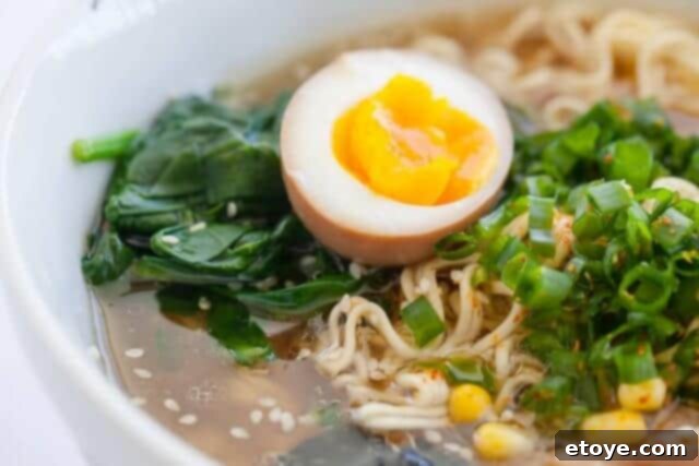 Quick Ramen Delight 22 close up of instant pot Ramen Recipe