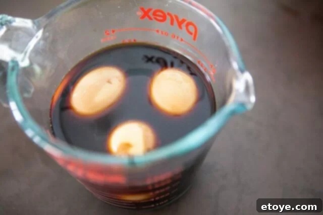 Quick Ramen Delight 23 soy sauce eggs