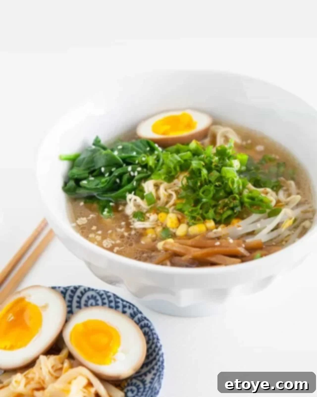 Quick Ramen Delight 25 instant pot Ramen Recipe in bowl