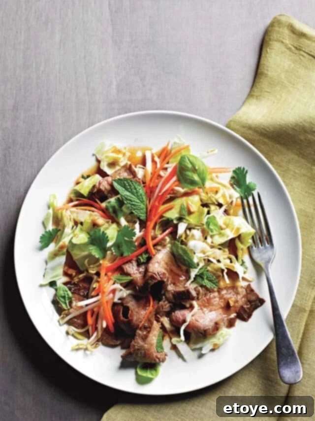 Zesty Thai Steak Salad 2 Thai Steak Salad Recipe