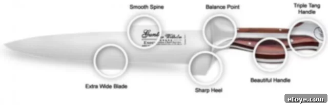 Gunter Wilhelm Chef Knife 3 Gunter Wilhelm Knife Handle: A Blend of Beauty and Durability