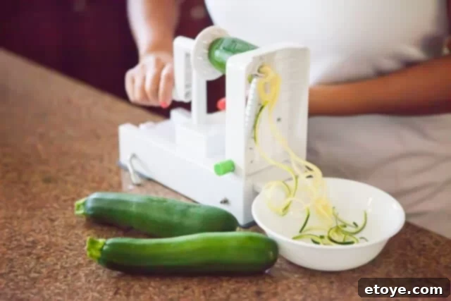 Score an Inspiralizer! 3 Delicious spiralized zucchini noodles in a Korean Japchae recipe