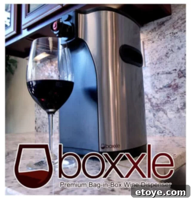 Boxxle Setup: Inserting Wine Bag for Dispensing